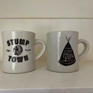 *RARE* set of two stumptown coffee mugs early 2010’s